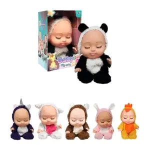 Muñeca bebé baby my baby con mameluco de animal, varios modelos / dx0…