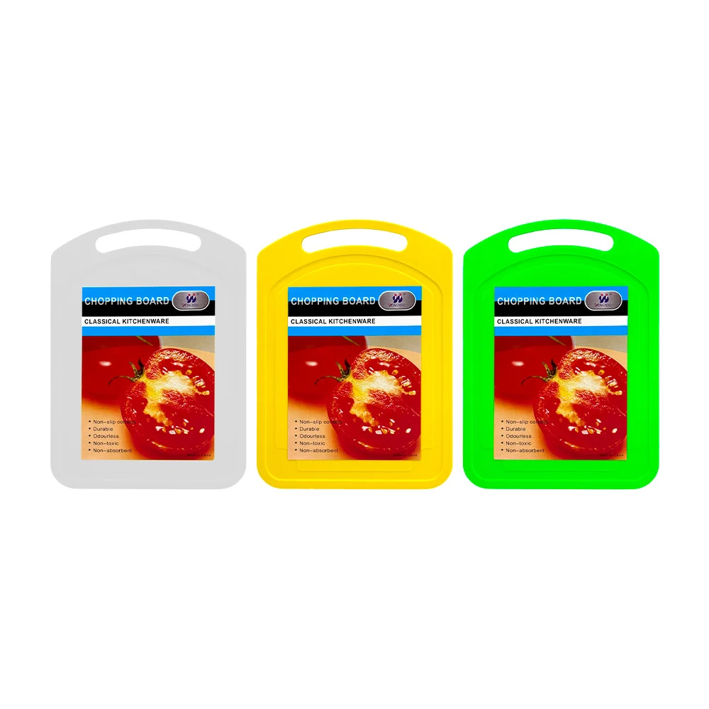 Tabla chica rectangular de plastico con bordes redondos, variedad de …
