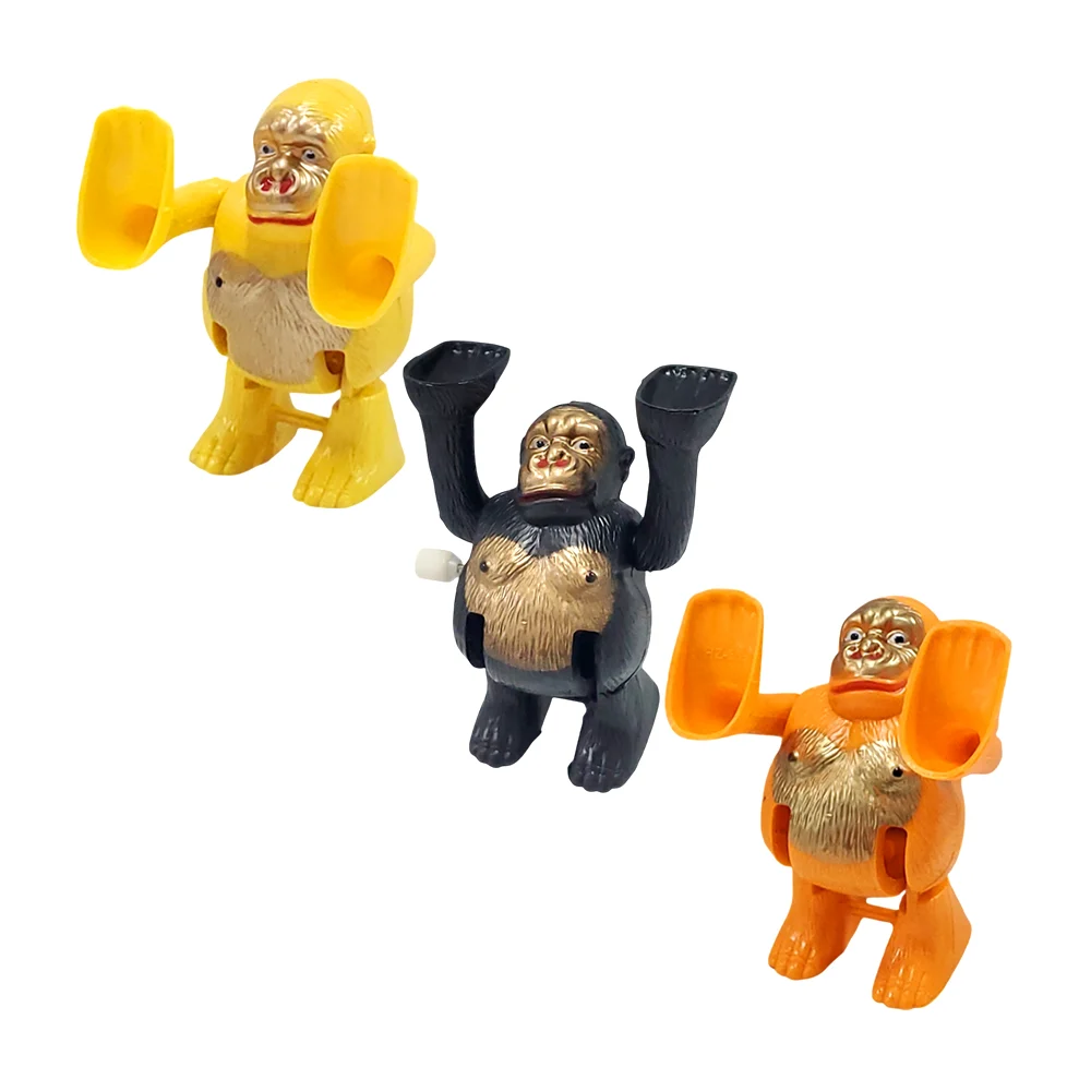 1pza Mono chango móvil chico con mecanismo de cuerda, varios colores …