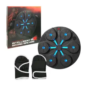 Máquina de boxeo con 6 colchonetas, luz y sonido / jsl-3401