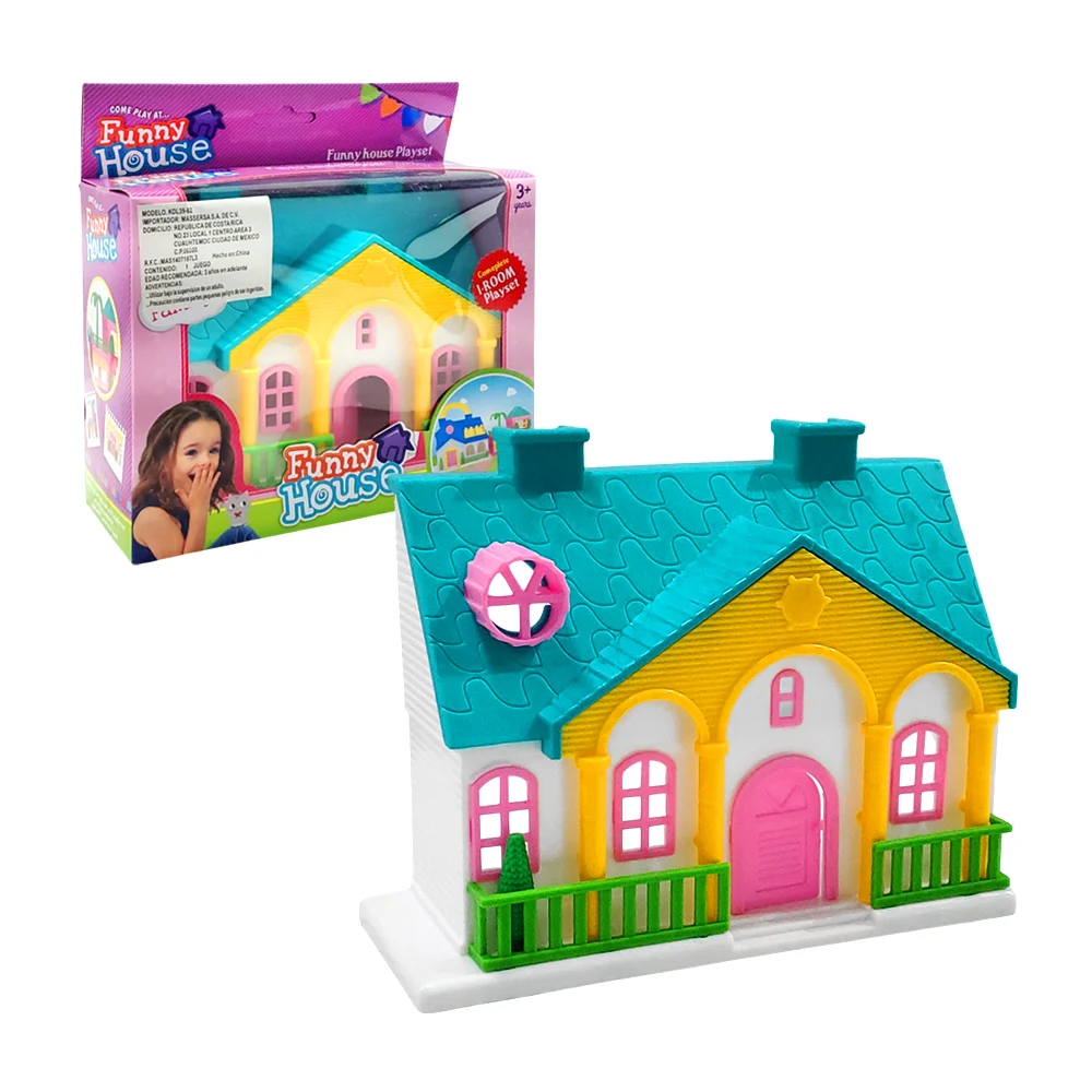 Casa pequeña de juguete con accesorios para decorar / funny house / k…