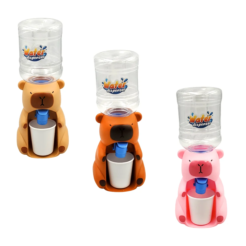 Dispensador pequeño con diseño de capibara + mini vaso, variedad de c…