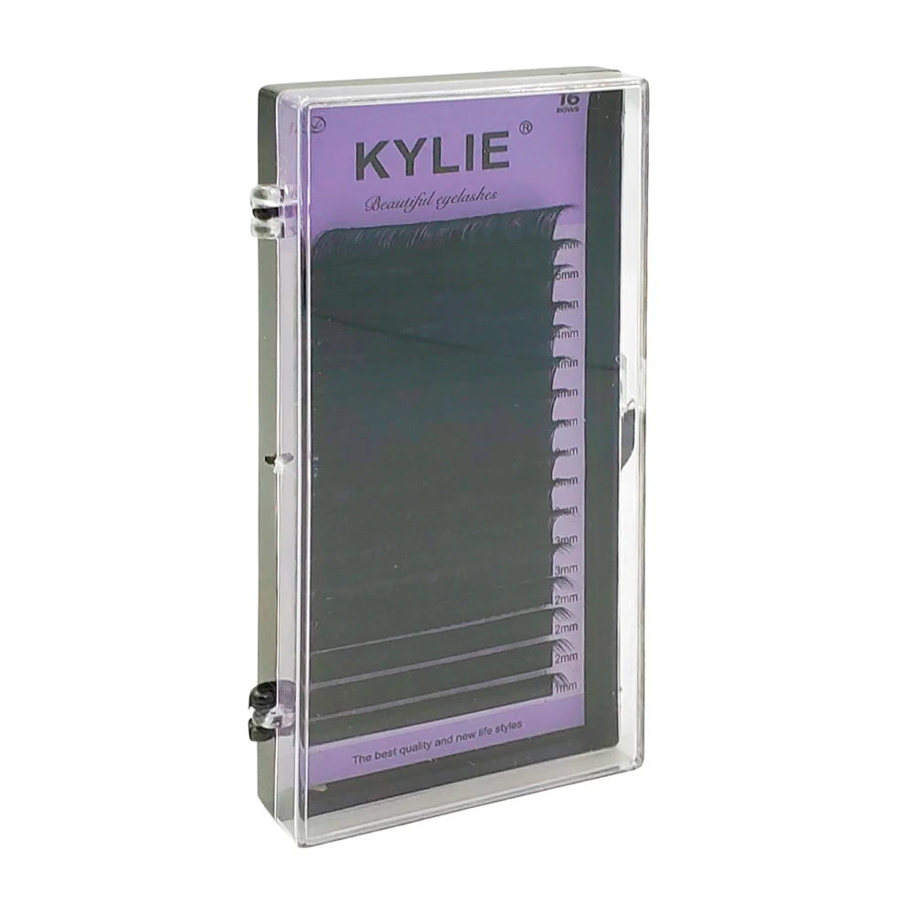 Estuche kylie con 16 pestañas en diferentes medidas / kp1 / kpi