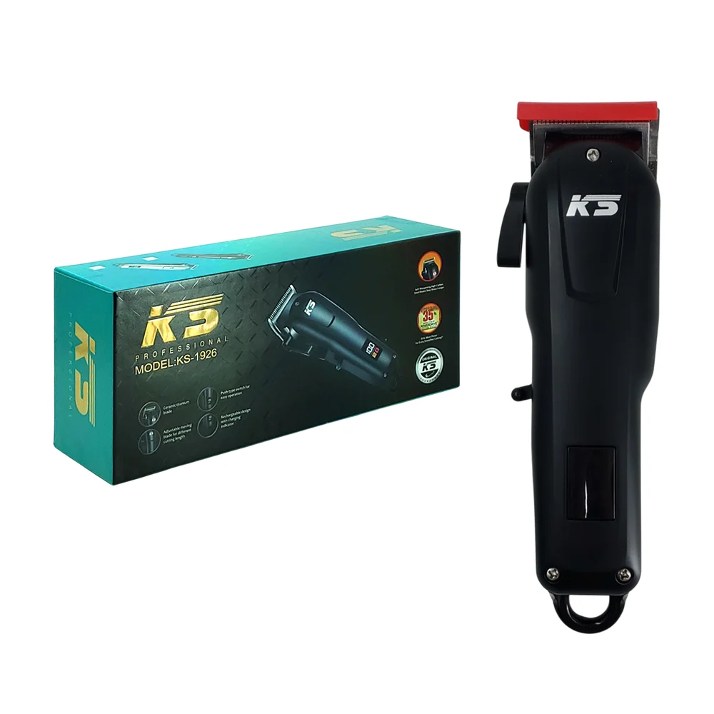 Máquina rasuradora ks profesional recargable con indicador de carga /…