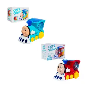 Tren móvil con bola de luces y rotación giratoria, variedad de colore…