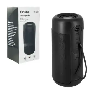 Bocina bluetooth portatil cilíndrica, 1.5in x2, múltiples conexiones