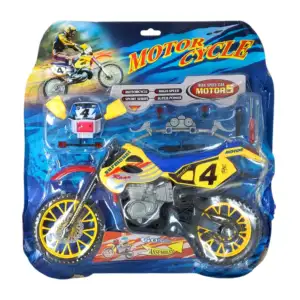 Blíster de motocicleta infantil deportiva plástica, con piezas interc…