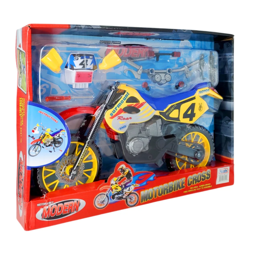 Blíster de motocicleta motocross infantil plástica, con piezas interc…