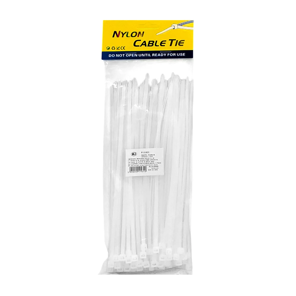 Paquete con cinchos de plástico transparentes, con medida de 20cm, us…