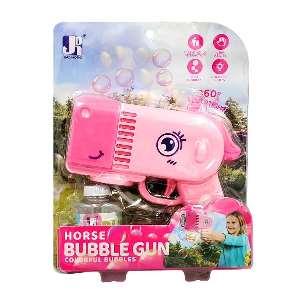 Pistola lanza burbujas infantil en forma de unicornio, de aspas + bot…