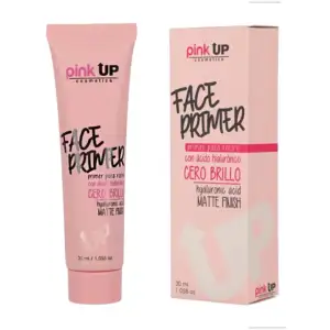 Primer pink up con ácido hialurónico cero brillo, 30ml / pkf500