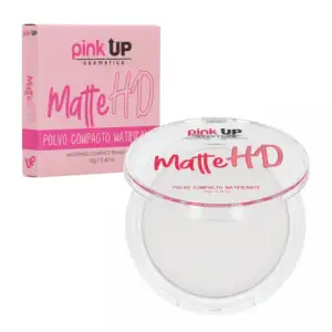 Polvo matte hd pink up compacto matificante, 10g / pkhd