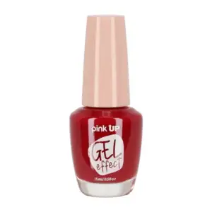 1pza Esmalte con efecto gel pink up para uñas en tono red, 15ml / pkn…