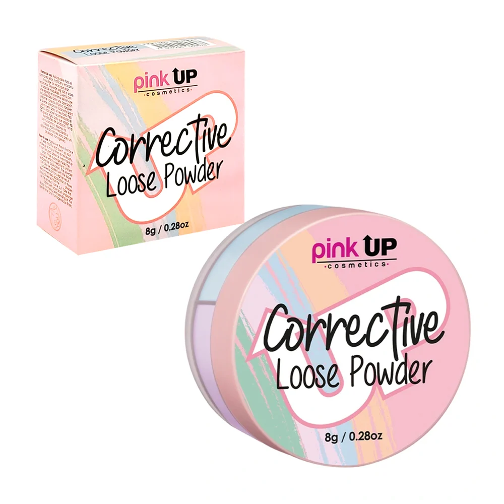 Polvo pink up translúcido corrector neutral para el rostro, 8g / pkpt…