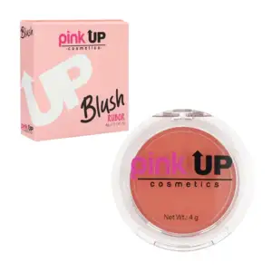 Blush / rubor compacto pink up en tono soft coral, 4g / pkr02