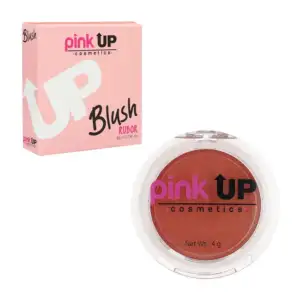 Blush / rubor compacto pink up en tono toast, 4g / pkr08