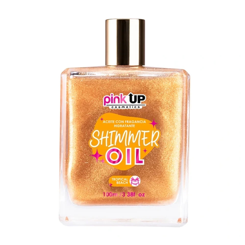 Aceite corporal pink up hidratante con fragancia tropical beach y gli…