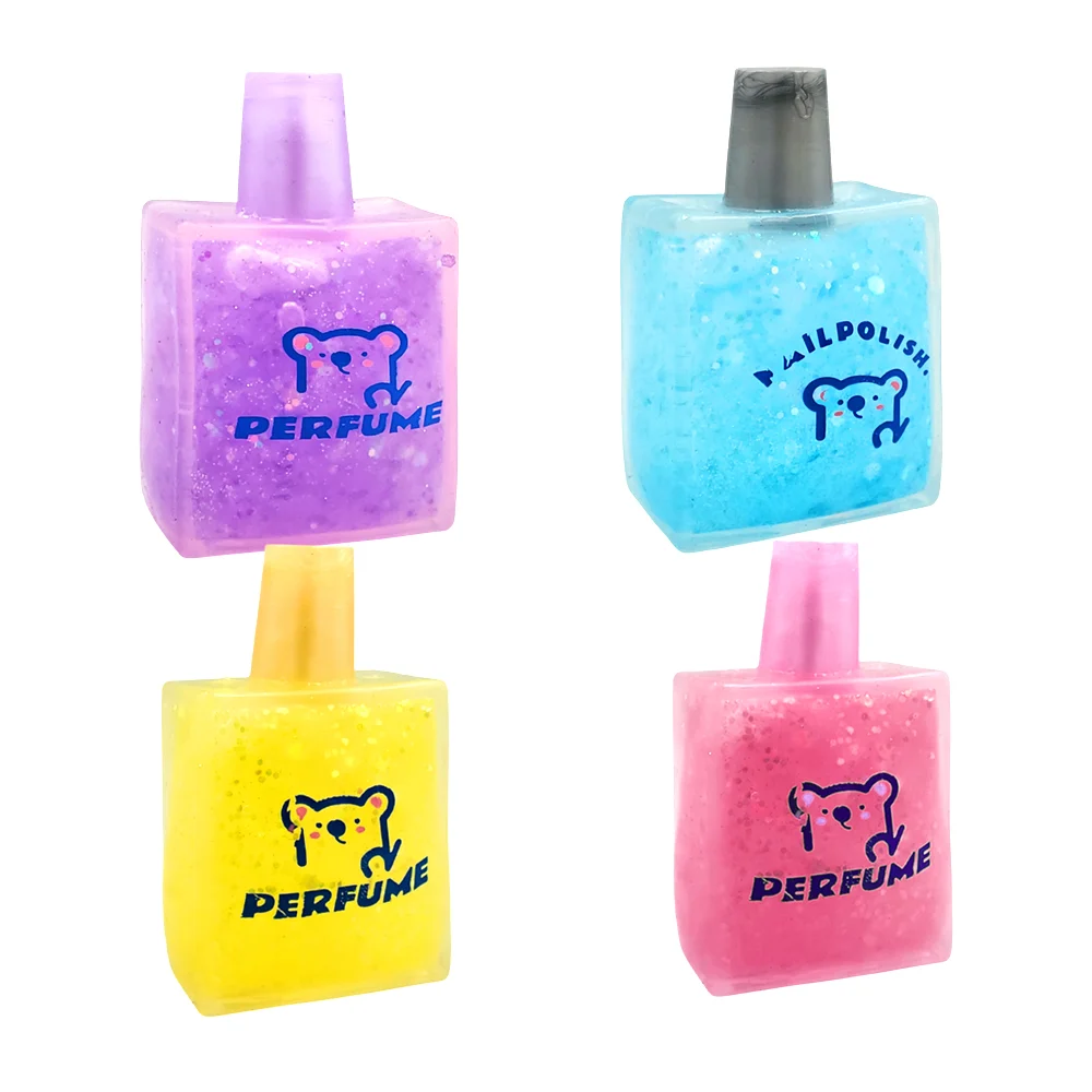1pza Juguete squeeze antiestrés en forma de esmalte con brillos, vari…