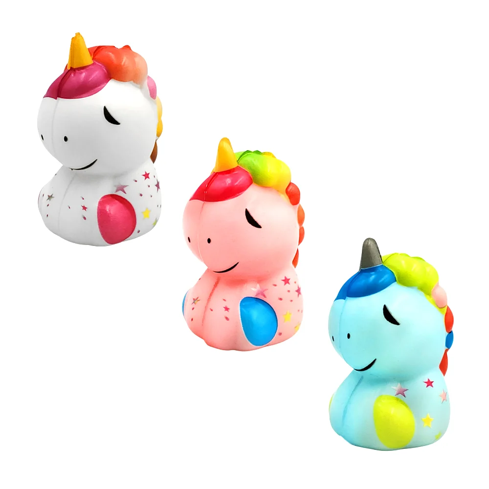 1pza Juguete squeeze antiestrés en forma de unicornio, variedad de co…