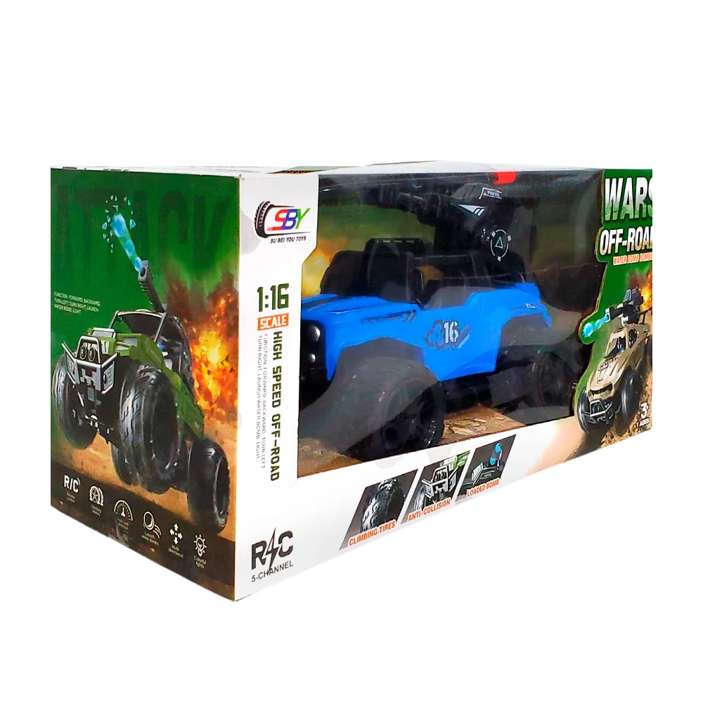 Carro camioneta a control remoto con lanzador de bolas de hidrogel / …