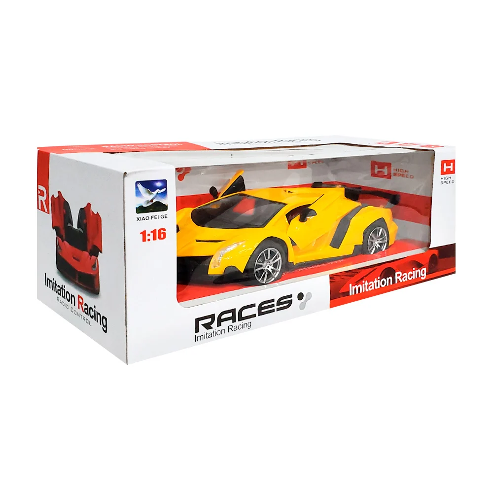 1pza Coche de control remoto infantil en forma de lamborghini, funcio…