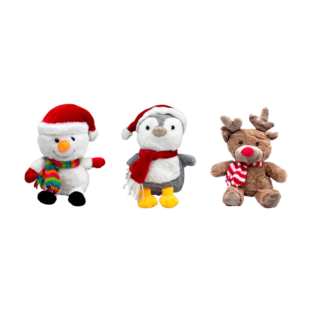 Peluche navideño afelpado pequeño, variedad de diseño / SD-5529