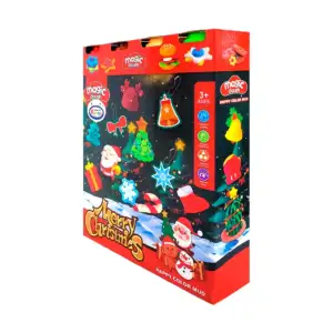 Set magic dough con temática de navidad + 4 masitas moldeables y acce…