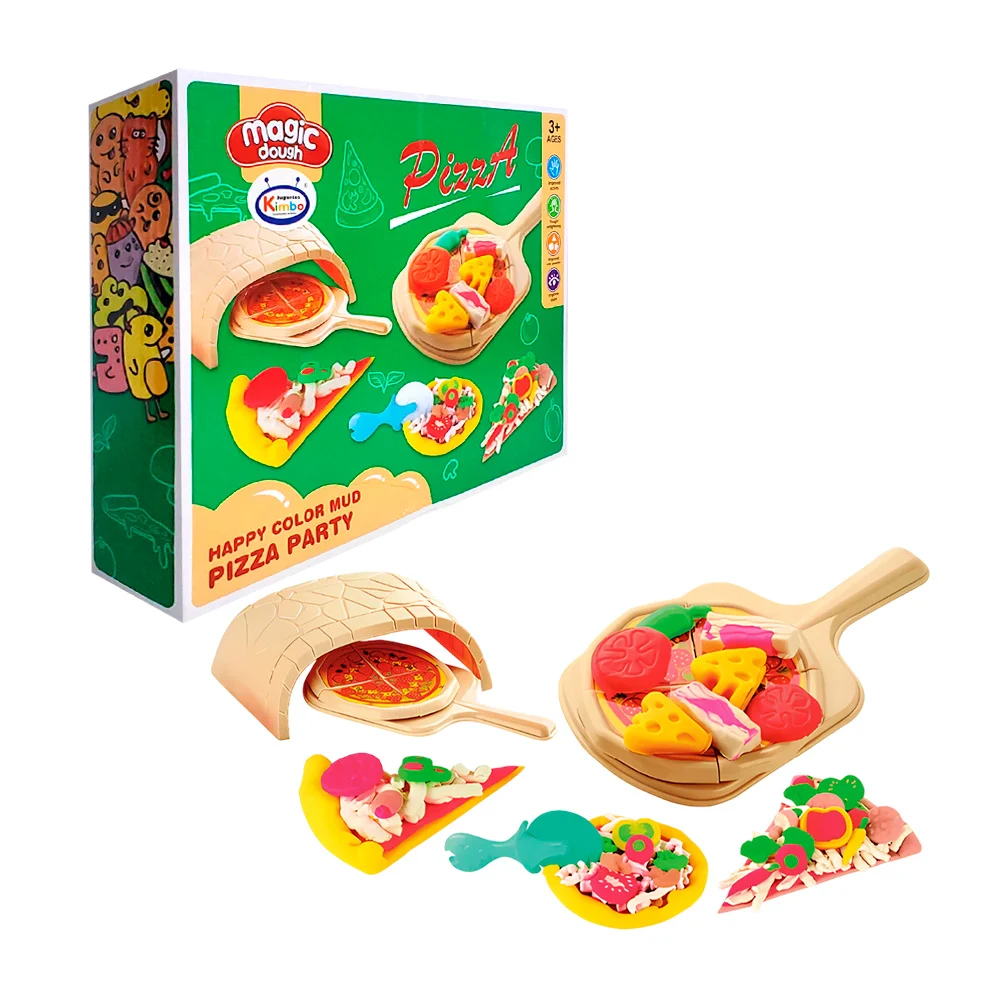 Set magic dough con temática de pizza con 10 masitas moldeables / sh7…