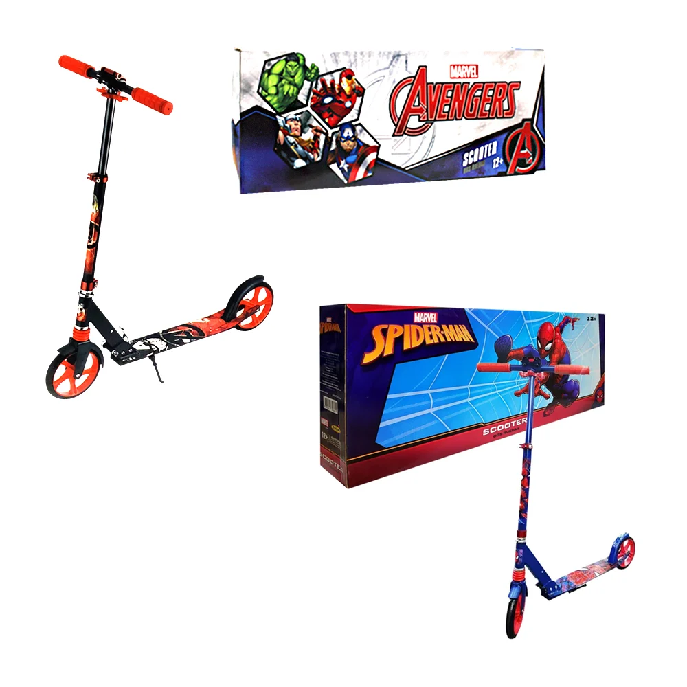 Scooter patín del diablo metálico ajustable con 2 ruedas, base antide…