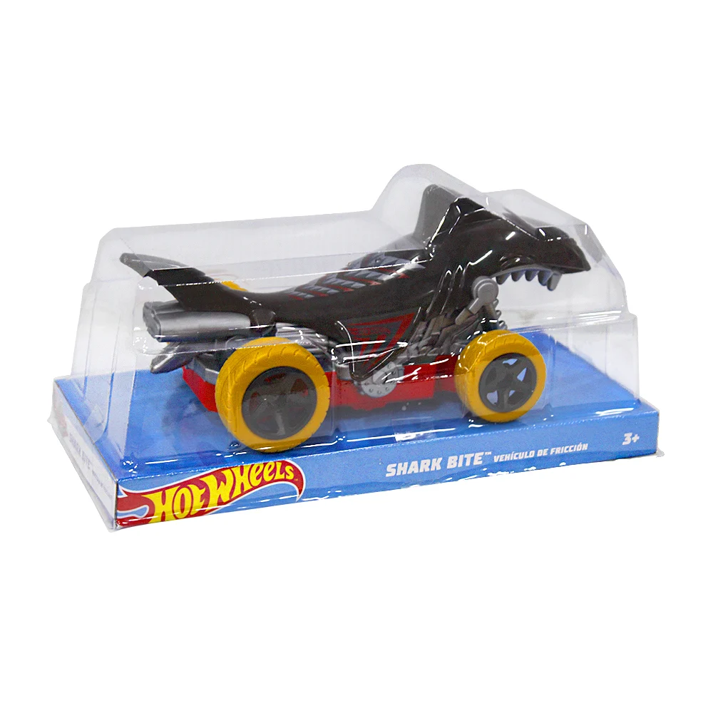 1pza Coche de plástico de fricción con forma de tiburón, colores vari…