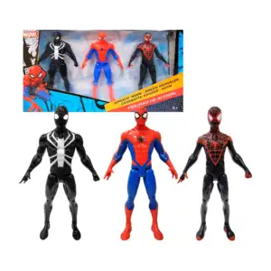 Blíster de tres figuras / juguetes de plástico de Spiderman, variedad…