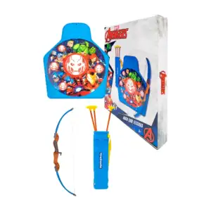 Set de arco de juguete con carga de flechas y estampado de los Vengad…
