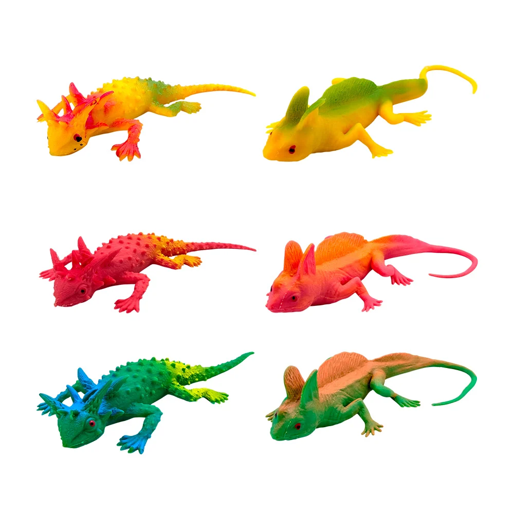 1pz squeeze en forma de dragón - iguana moldeable, variedad de modelos