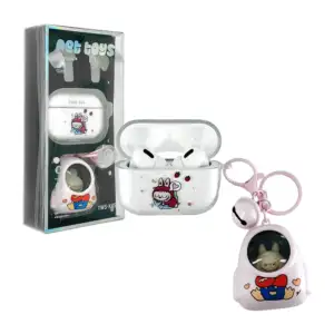 Audífonos inalámbricos con estuche de carga, estampado y mini figura …