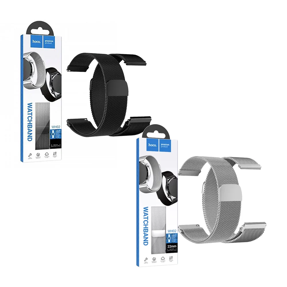 Extensible - correa metálica ajustable para smartwatch con broche mag…