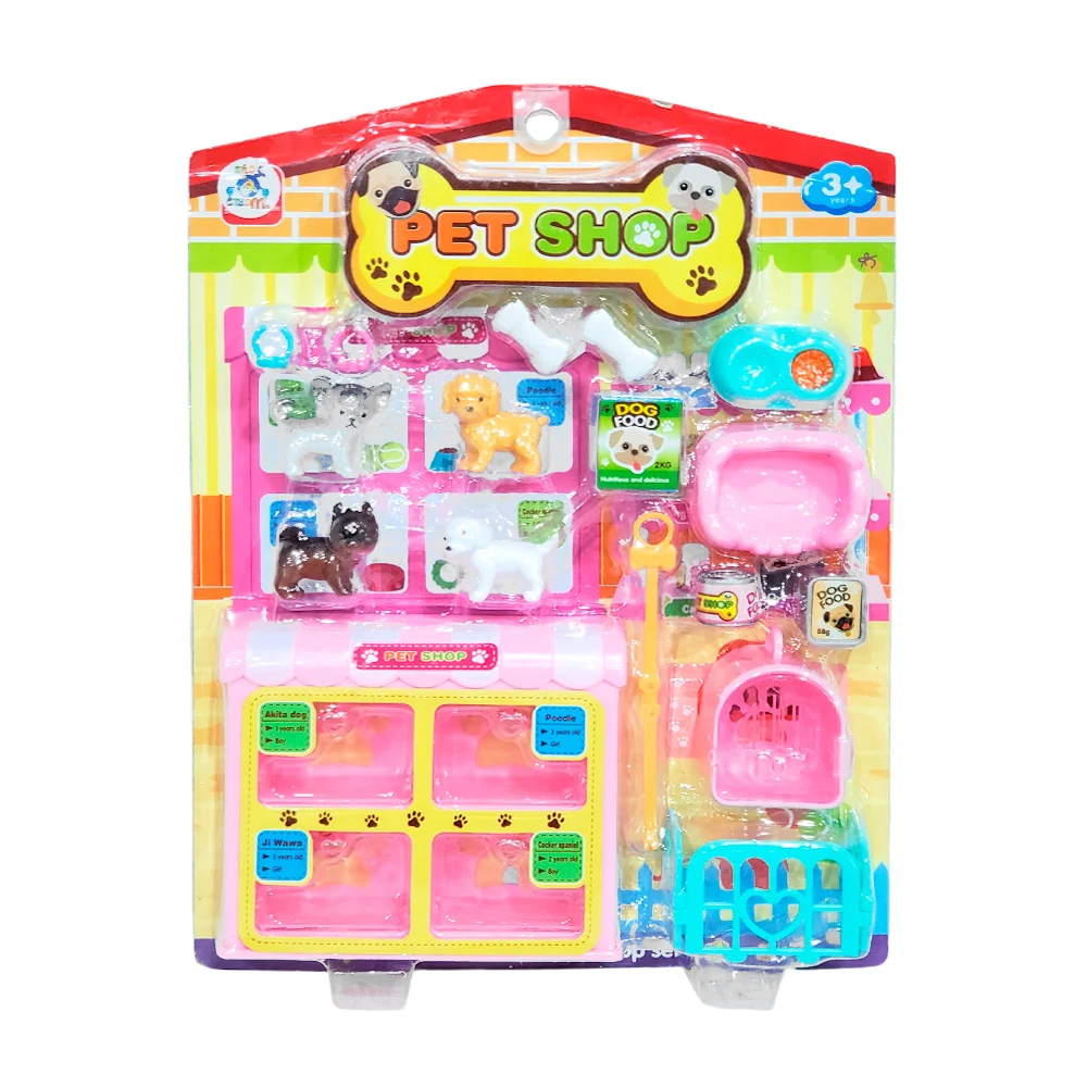 Set de juguete con temática de tienda de mascotas, variedad de acceso…
