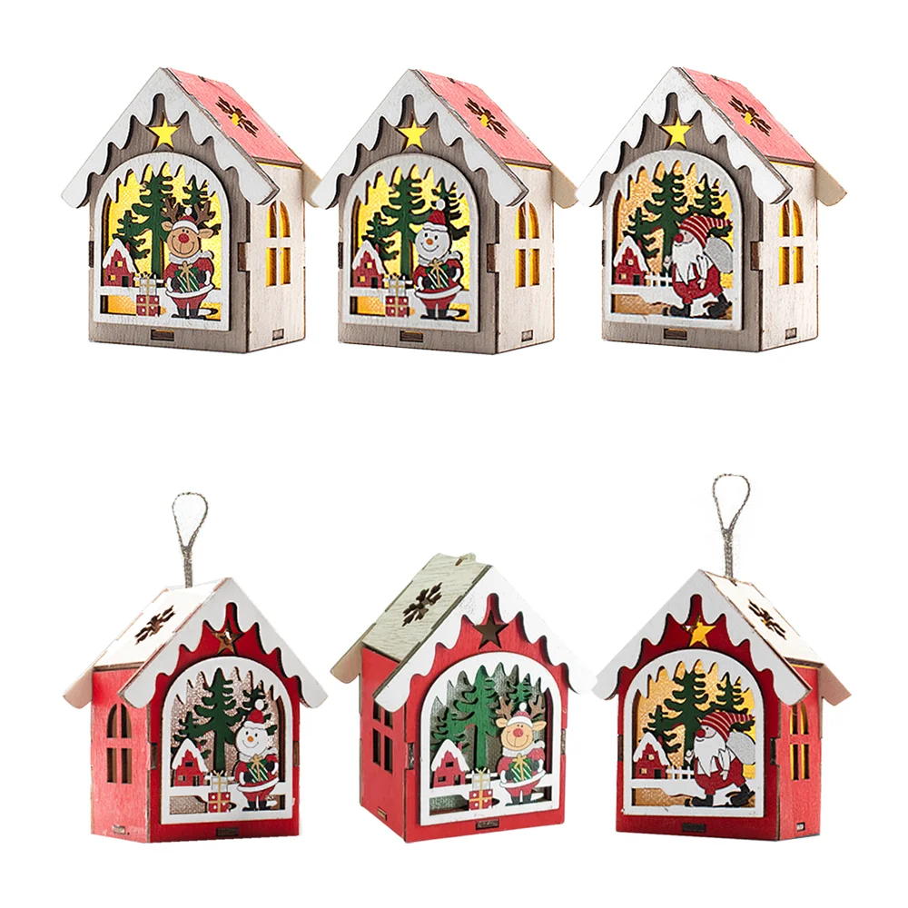 1pza Adorno colgante en forma de casita de 8.5cm con personajes anima…
