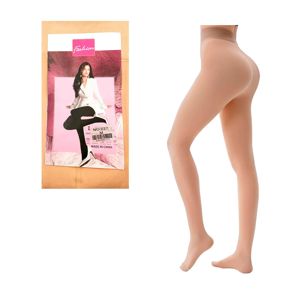 Pantimedias fashion afelpadas, variedad de tallas y colores / 037m