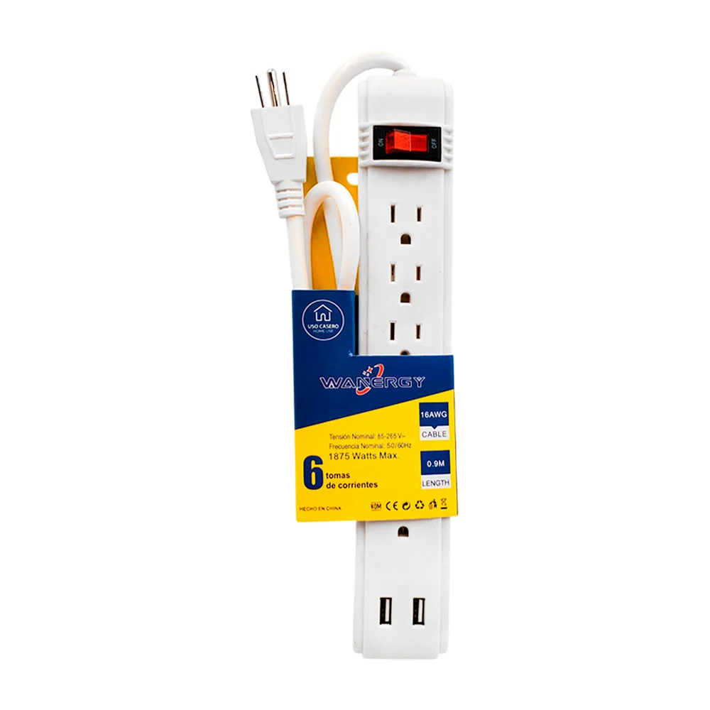 Multicontacto wanergy con 4 tomacorrientes trifásicos y 2 conectores …