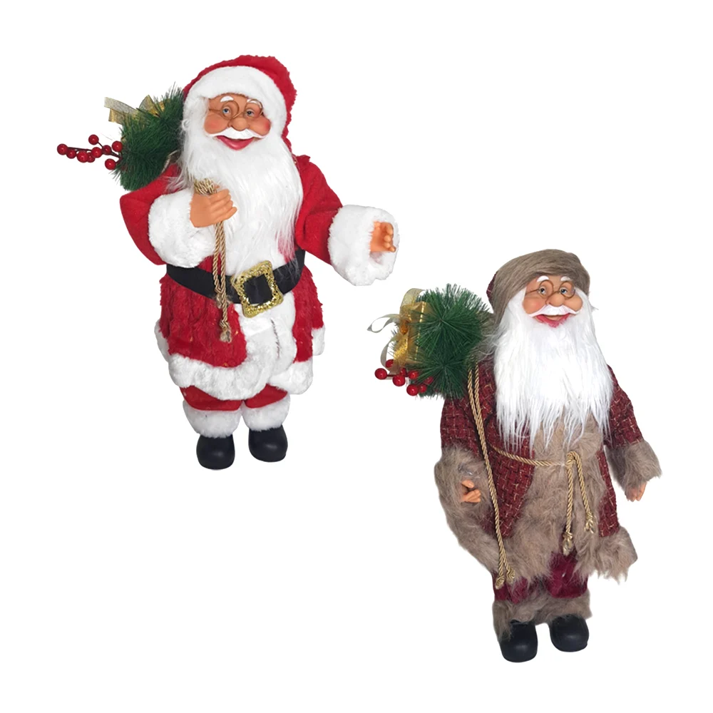 Figura decorativa de santa claus, grande 60cm, afelpado y articulado …