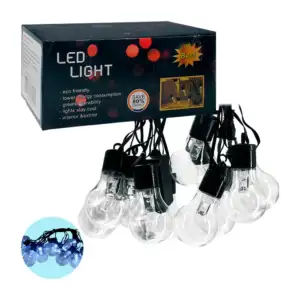 Serie guirnalda decorativa en forma de mini focos de luz blanca, usos…