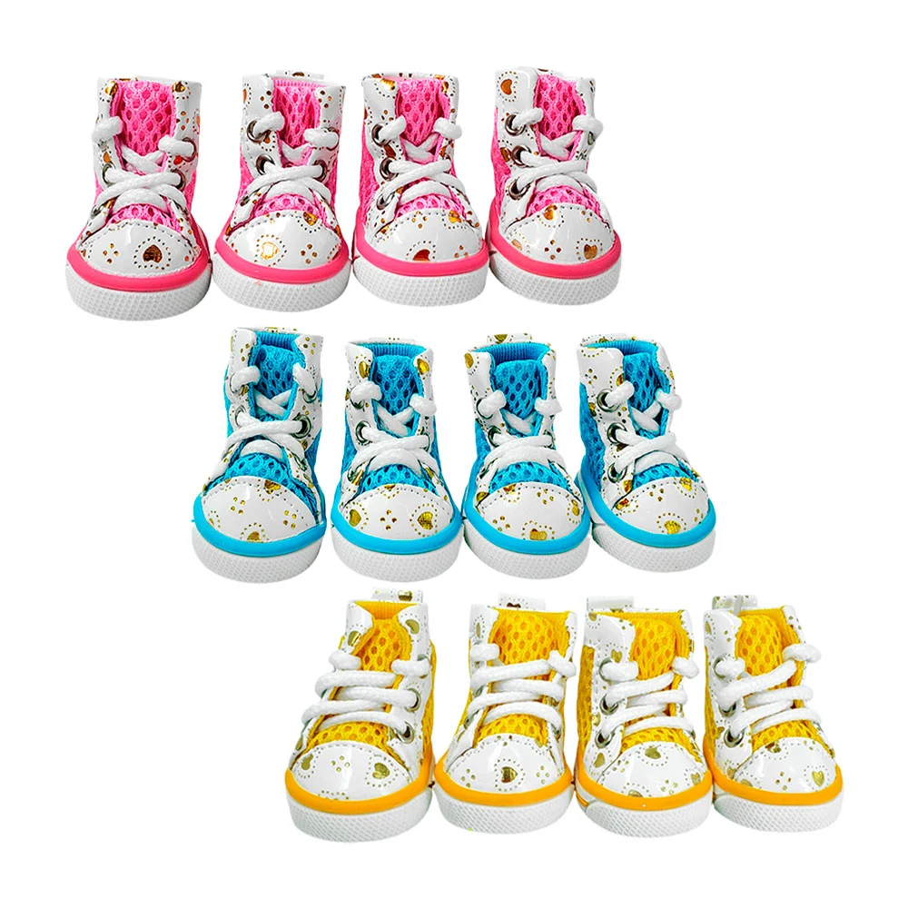 Blíster de mini tenis para mascota con decoración de corazones, color…