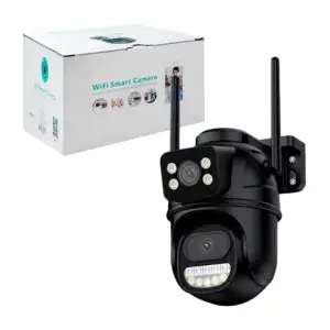 Cámara de seguridad inteligente wifi con doble lente y 2 antenas / 43…