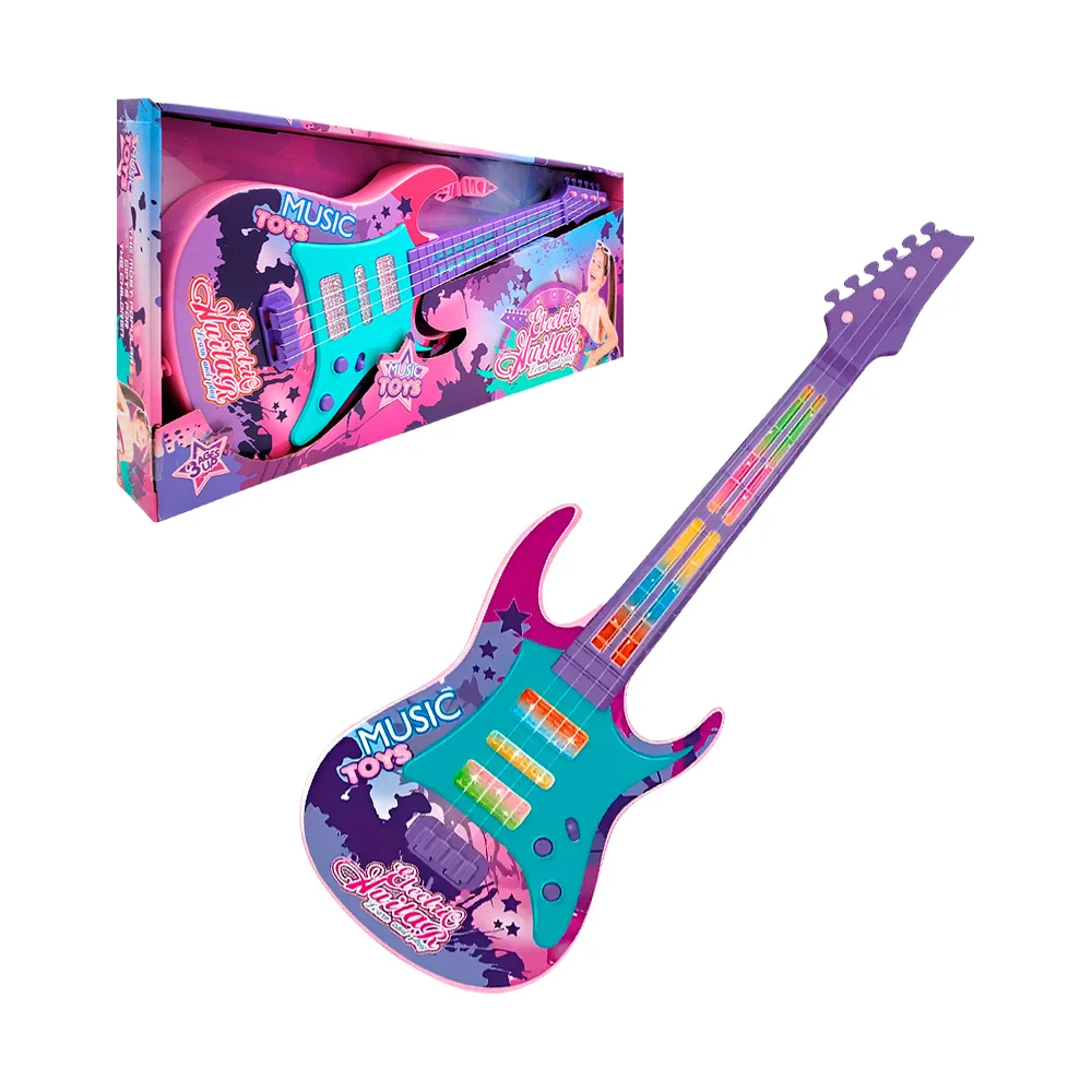 Guitarra infantil tipo eléctrica con luz y sonido, variedad / 5030a /…