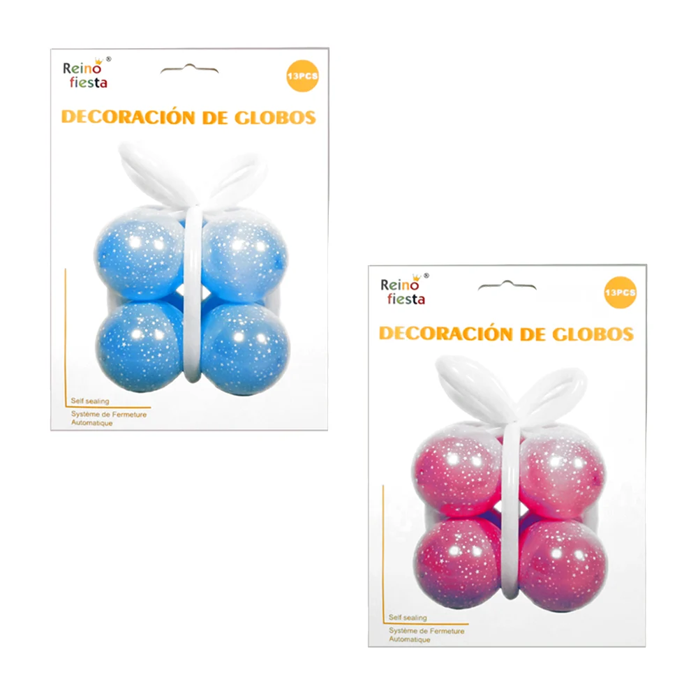 Set de decoración para fiesta de globos en forma de regalo, colores v…