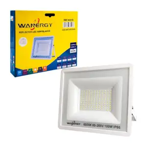 Reflector led wanergy 100w blanco, 185x240mm / 63518