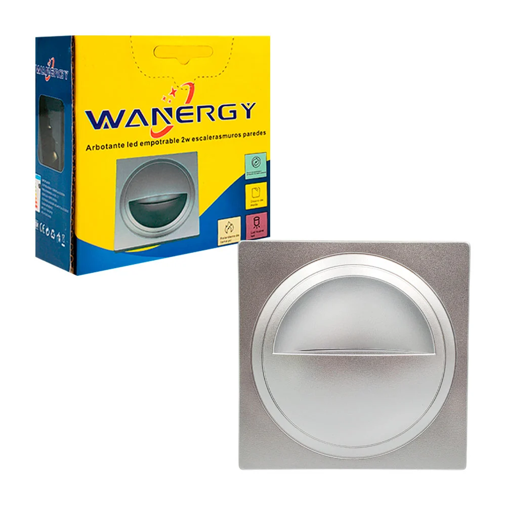 Arbotante led wanergy empotrable 2w, multifuncional / 64007