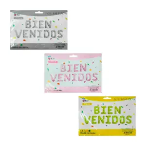 Set decorativo con 11pcs bienvenidos en tono metálico, variedad de co…