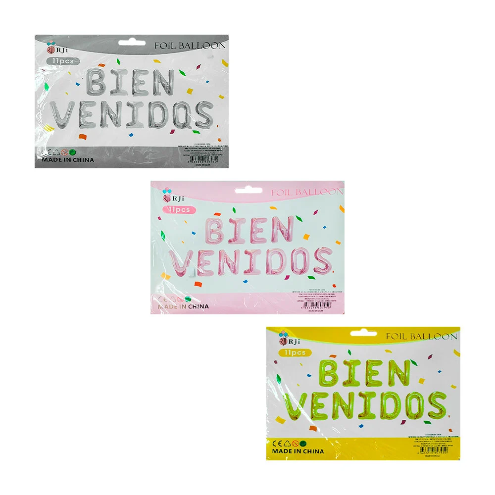 Set decorativo con 11pcs bienvenidos en tono metálico, variedad de co…