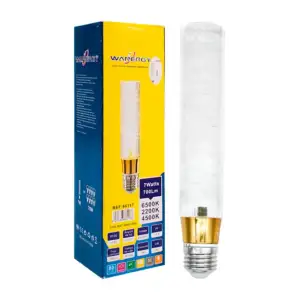 Foco led wanergy de cristal con burbujas, 7w y 140x35mm / 66117